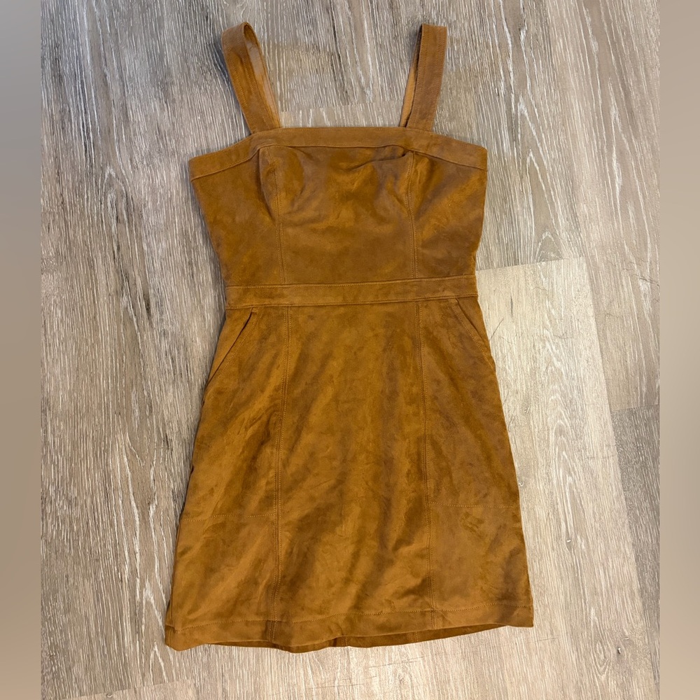 Abercrombie & Fitch Suede Brown Dress